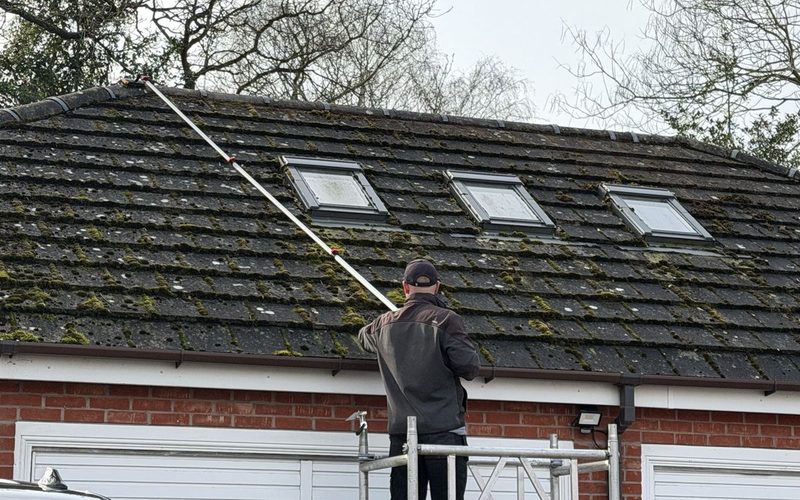 Roof cleaning by Ultra Clean Exteriors